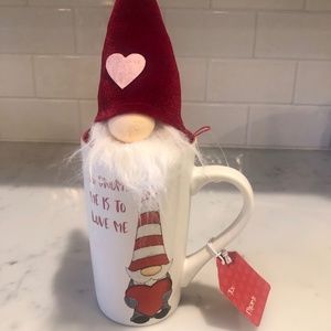 Valentine Mug "To Gnome Me is to Love Me" NWT